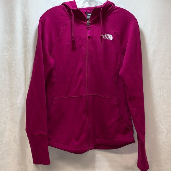 The North Face Tops - The North Face Women's Eco Ridge Full Zip Hooded Jacket Hot Pink Women’s Medium